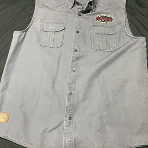 Indian Motorcycle Men's Sleeveless Canv